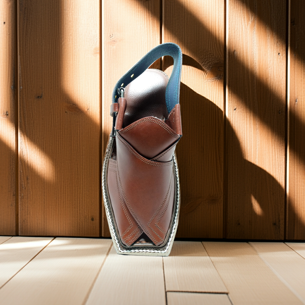 Kaptaan Chappal in Rich  Brown | Premium Leather