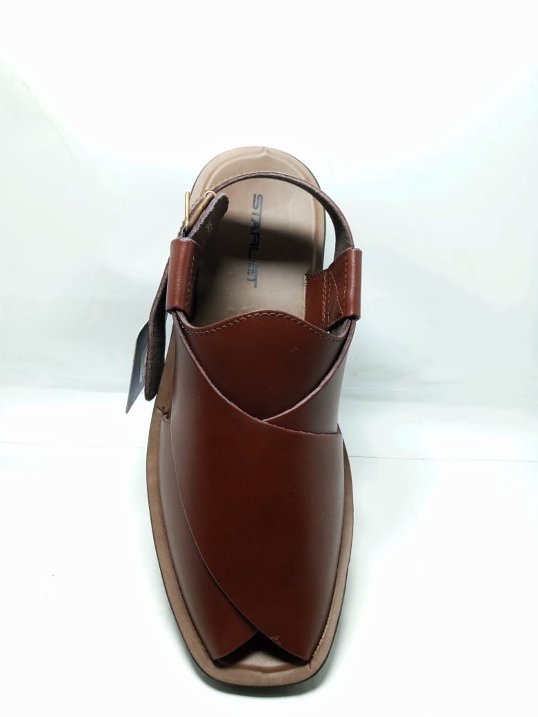 Starlet Khairi Sandal – Classic Brown Elegance for Men