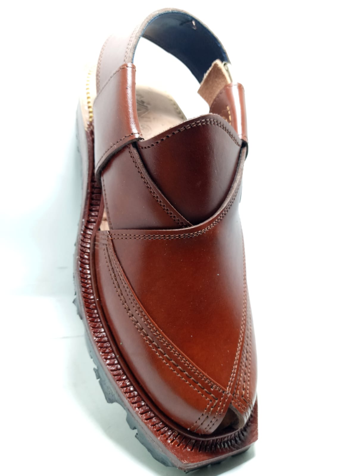 Men’s Norozi Khairi Chappal – Heritage-Inspired Leather Footwear